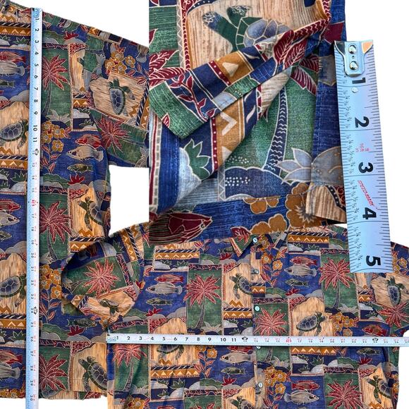 Tori Richard Lawn Vacation Mode Aquatic Button-Up Men's Sz 2XL - Picture 3 of 7